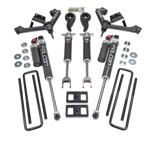 ReadyLIFT Suspensions - 62-30360 |ÊReadyLiftÊ3 Inch SST 2.1 Lift Kit with Fabricated Control Arms & Falcon 2.1 Shocks (2020-2024 Silverado, Sierra 2500 HD, 3500 HD)