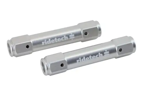 Ridetech - RT11059400 | RideTech Billet aluminum tie rod adjusters (1958-1964 Impala | 63-64 C10 Pickup 2WD)