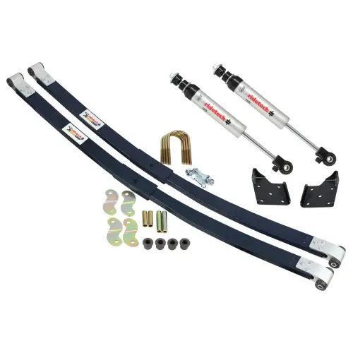 Ridetech - 11024810 | Ridetech Composite leaf springs and HQ shocks(1955-1957 Chevy Wagon)