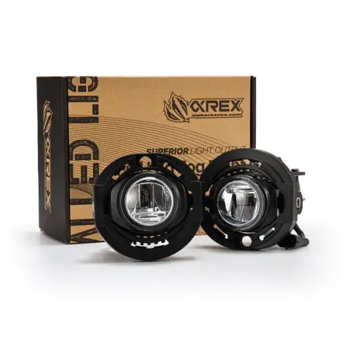 AlphaREX - 210006 | Alpharex Universal LED Projector Fog Lights For Chrysler/Dodge/Jeep (2011-2023) | White Output Only