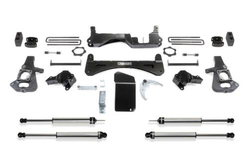 Fabtech Motorsports - FTSK1045DL | Fabtech 6 Inch RTS System With Dirt Logic Shocks (2001-2010 Silverado, Sierra 2500 HD, 3500 HD)