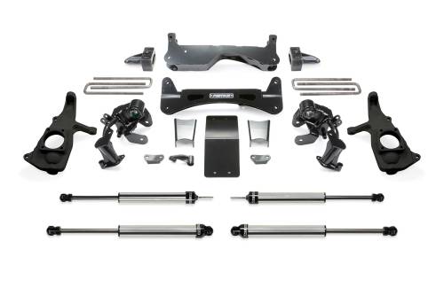 Fabtech Motorsports - FTSK1046DL | Fabtech 6 Inch RTS System With Dirt Logic Shocks (2011-2019 Silverado, Sierra 2500 HD, 3500 HD)