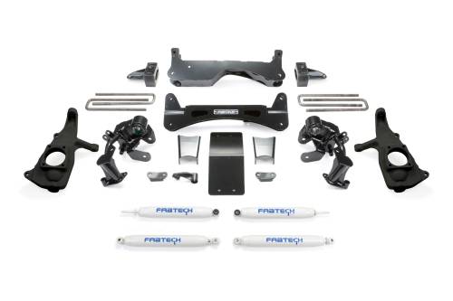 Fabtech Motorsports - FTSK1051 | Fabtech 6 Inch RTS System With Performance Shocks (2011-2019 Silverado, Sierra 3500 HD)