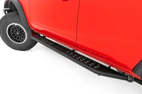 Rough Country - 14007 | Rough Country OV2 Running Boards Side Step Bars For Ford Bronco 4WD (2021-2024) | 4 Door