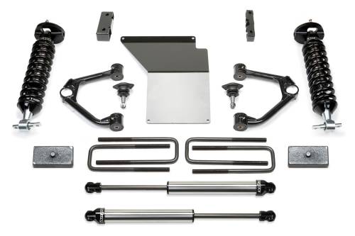 Fabtech Motorsports - FTSK1070DL | Fabtech 3 Inch Budget System With Dirt Logic 2.5 (2014-2018 Silverado, Sierra 1500 with OE Cast Aluminum or Stamped Steel Control Arms)