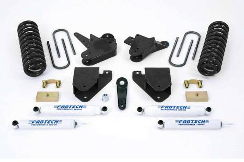 Fabtech Motorsports - FTSK2099 | Fabtech 6 Inch Basic System With Performance Shocks (1999-2000 F250, F350 Super Duty 2WD 7.3 Diesel)