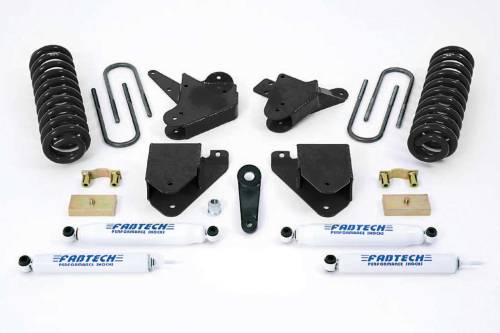 Fabtech Motorsports - FTSK2100 | Fabtech 6 Inch Basic System With Performance Shocks (2001-2004 F250, F350 Super Duty, 2000-2005 Excursion 2WD 7.3 Diesel)