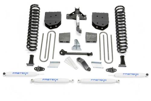 Fabtech Motorsports - FTSK2118 | Fabtech 6 Inch Basic System With Performance Shocks (2008-2016 F250 Super Duty 4WD)