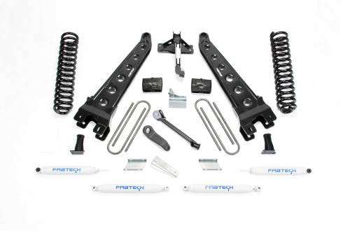 Fabtech Motorsports - FTSK2119 | Fabtech 6 Inch Radius Arm System With Coils and Performance Shocks (2008-2016 F250 Super Duty 4WD)