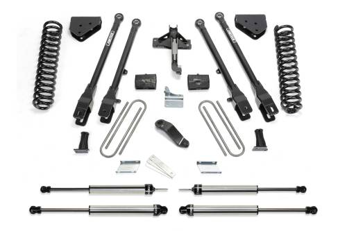 Fabtech Motorsports - FTSK2120DL | Fabtech 6 Inch 4 Link System With Coils and DLSS Shocks(2008-2015 F250 Super Duty 4WD)