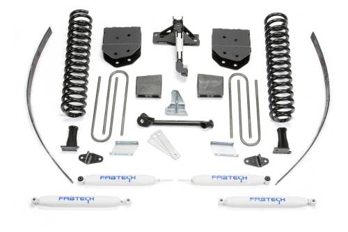 Fabtech Motorsports - FTSK2121 | Fabtech 8 Inch Basic System With Performance Shocks (2008-2016 F250 Super Duty 4WD without Factory Overload)