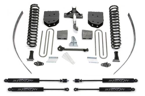 Fabtech Motorsports - FTSK2121M | Fabtech 8 Inch Basic System With Stealth Shocks (2008-2016 F250 Super Duty 4WD without Factory Overload)
