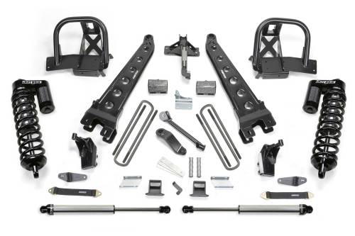 Fabtech Motorsports - FTSK2145DL | Fabtech 6 Inch Radius Arm System With DLSS Coilovers and Rear Shocks (2011-16 F350, 450 Super Duty 4WD 8 LUG)