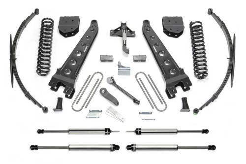 Fabtech Motorsports - FTSK2149DL | Fabtech 10 Inch Radius Arm System With Coils and DLSS Shocks (2011-2016 F350 Super Duty 4WD)