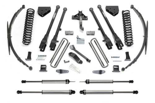 Fabtech Motorsports - FTSK2150DL | Fabtech 10 Inch 4 Link System With Coils and DLSS Shocks (2011-2016 F350 Super Duty 4WD)