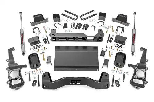 Rough Country - 49930 | Rough Country 6 Inch Lift Kit For Ford F-150 4WD (2021-2024) | Strut Spacer With N3 Rear Shocks