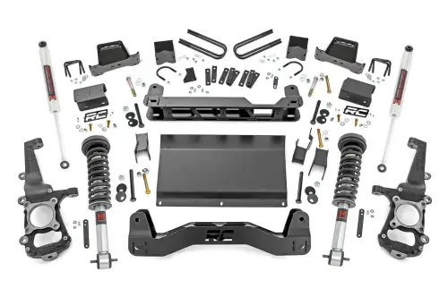 Rough Country - 49940 | Rough Country 6 Inch Lift Kit For Ford F-150 4WD (2021-2024) | M1 Struts With M1 Rear Shocks