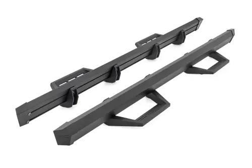 Rough Country - 11019 | Rough Country SRL2 Adjustable Aluminum Step For Chevrolet Silverado / GMC Sierra 1500/2500 HD | Crew Cab