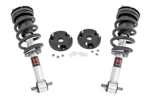 Rough Country - 11240 | Rough Country 2 Inch Lift Kit M1 Struts / Rear Spacers (2021-2024 Suburban, Tahoe, Yukon, Yukon XL 4WD)
