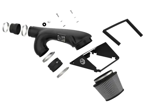Afe - Advance Flow Engineering - 51-32972-B | AFE Power Magnum Force Stage-2 Cold Air Intake System w/ Pro DRY S Filter 2017-2020 F150, Raptor V6-3.5L (tt), 2018-2021 Expedition V6-3.5L (tt)