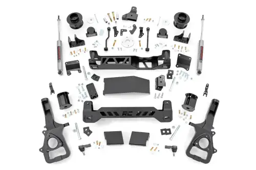 Rough Country - 88330 | Rough Country 6 Inch Lift Kit with Strut Spacers / N3 Rear Shocks (2025 Ram 1500 4WD)