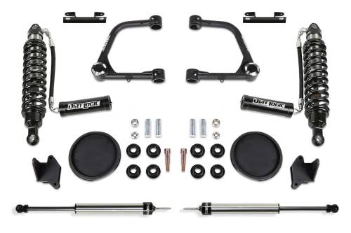 Fabtech Motorsports - FTSK7088DL | Fabtech 3 Inch UCA Kit With UniballS and DLSS 2.5 Resi Coilovers and Rear DLSS Shocks and Rear Coil Spacers (2022-2024 Tundra 4WD)