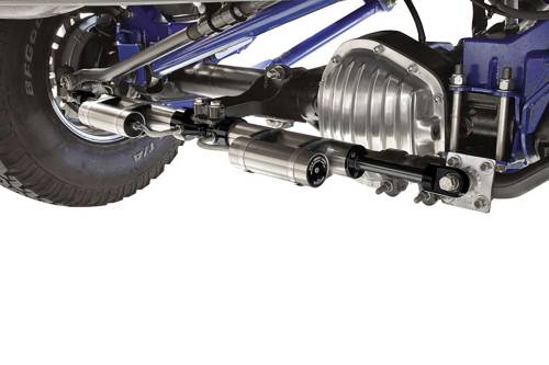 Fabtech Motorsports - FTS221152 | Fabtech Dual Dirt Logic Steering Stabilizer (1999-2004 F250, F350 Super Duty 4WD | 2000-2005 Excursion 4WD)