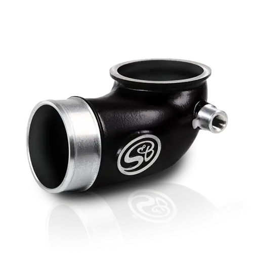 S&B Filters - 76-1006B | S&B Filters Turbo Inlet Manifold (2004-2005 Silverado, Sierra 2500 HD, 3500 HD | LLY)
