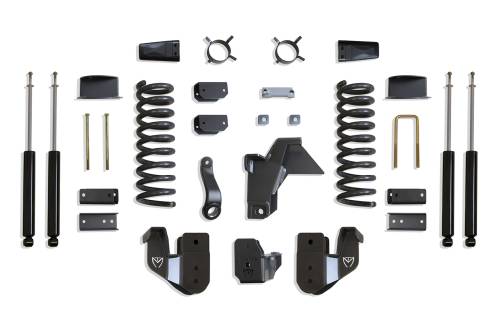 MaxTrac Suspension - K947463A | MaxTrac Suspension 6 Inch Lift Kit With Radius Arm Bracket & MaxTrac Shocks For Air Ride Ram 2500 4WD (2019-2024) | Diesel