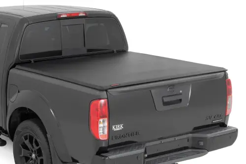 Rough Country - 42805500 | Rough Country Soft Roll Up Bed Cover (2005-2021 Frontier 2WD/4WD | 5' Bed)