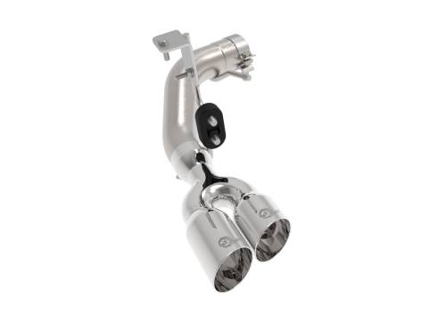 aFe Power - 49-33110-P | AFE Power Rebel Series 3 IN 304 Stainless Steel Cat-Back Exhaust System w/ Polished Tips (2019-2023 Ranger L4-2.3L t)