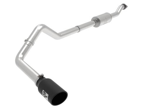 aFe Power - 49-33112-B | AFE Power Vulcan Series 3-1/2 IN 304 Stainless Steel Cat-Back Exhaust System Black (2015-2019 Transit V6-3.5L tt)