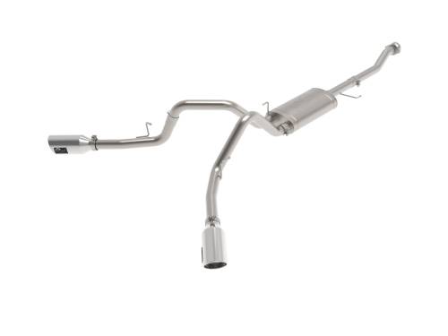 aFe Power - 49-33126-P | AFE Power Vulcan Series 3 IN 304 Stainless Steel Cat-Back Exhaust System w/Polished Tip (2021-2024 F150 Pickup V6-2.7L/3.5L tt/V8-5.0L)