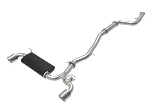 aFe Power - 49-36043-P | AFE Power Takeda 3 IN to 2-1/2 IN 304 Stainless Steel Cat-Back Exhaust System w/Polish Tip (2020-2024 GR Supra A90 L6-3.0L t)