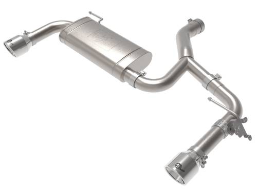 aFe Power - 49-36349-P | AFE Power MACH Force-Xp 3 to 2-1/2 IN Stainless Steel Axle-Back Exhaust w/Polished Tip (2015-2021 X1 F48 L4-2.0L t)