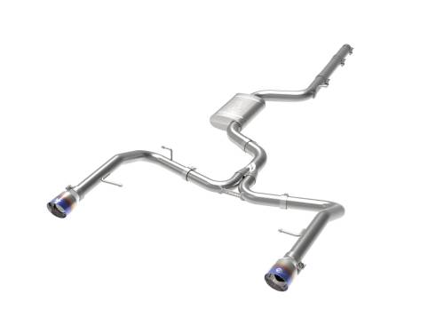 aFe Power - 49-36432-L | AFE Power MACH Force-Xp 3 IN to 2-1/2 IN Stainless Steel Cat-Back Exhaust System Polished (2019-2021 Jetta GLI MKVII L4-2.0L t)