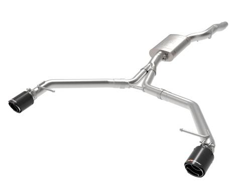aFe Power - 49-36437-C | AFE Power MACH Force-Xp 3 to 2-1/2 IN Stainless Steel Axle-Back Exhaust w/ Carbon Tip (2013-2016 Allroad L4-2.0L t)