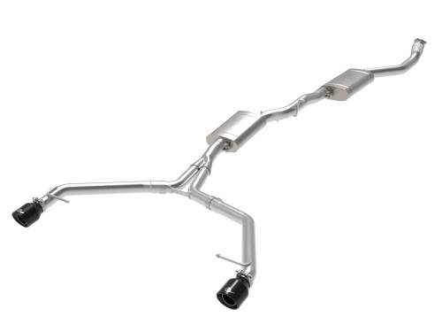 aFe Power - 49-36438-B | AFE Power MACH Force-Xp 3 to 2-1/2 IN Stainless Steel Cat-Back Exhaust w/Black Tip (2013-2016 Allroad L4-2.0L t)