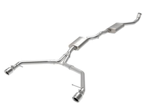 aFe Power - 49-36438-P | AFE Power MACH Force-Xp 3 to 2-1/2 IN Stainless Steel Cat-Back Exhaust w/Polished Tip (2013-2016 Allroad L4-2.0L t)