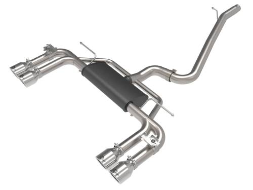 aFe Power - 49-36442-P | AFE Power MACH Force-Xp 3 IN to 2-1/2 IN Stainless Steel Cat-Back Exhaust System Polished (2015-2020 S3 8V L4-2.0L t)