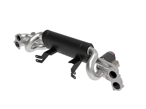 aFe Power - 49-36443-C | AFE Power MACH Force-Xp 2-1/2 IN 304 Stainless Steel Cat-Back Exhaust w/ Carbon Tip (2020-2023 Cayman GT4 718 H6-4.0L)