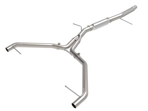 aFe Power - 49-36445 | AFE Power MACH Force-Xp 3 IN to 2-1/2 IN Stainless Steel Axle-Back Exhaust System (2020-2024 A4 B9.5 L4-2.0L t)