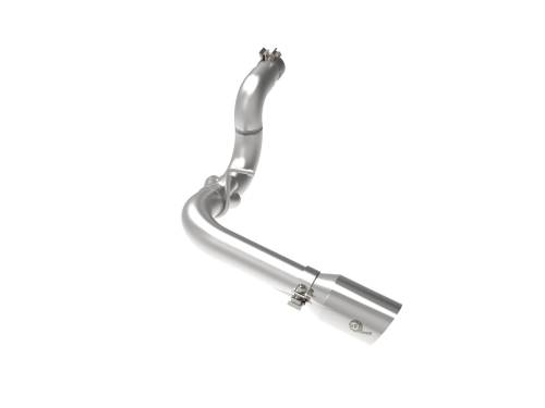 aFe Power - 49-38092-P | AFE Power Large Bore-HD 3 IN 304 Stainless Steel DPF-Back Exhaust System w/Polished Tip (2020-2023 Wrangler JL V6-3.0L td)