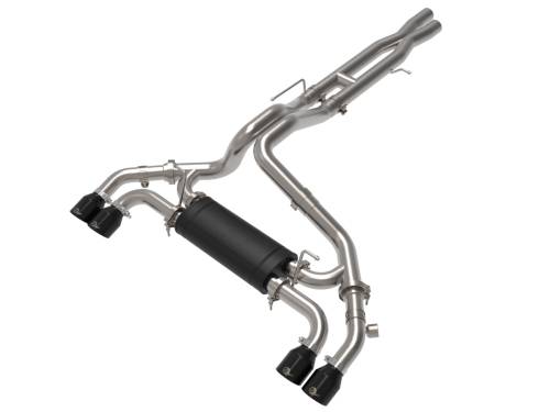 aFe Power - 49-38098-B | AFE Power Vulcan Series 2-1/2 IN to 3 IN Stainless Steel Cat-Back Exhaust System Black (2021-2024 Wrangler 392 JL V8-6.4L)