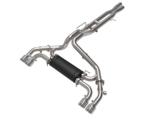 aFe Power - 49-38098-P | AFE Power Vulcan Series 2-1/2 IN to 3 IN Stainless Steel Cat-Back Exhaust System Polished (2021-2024 Wrangler 392 JL V8-6.4L)