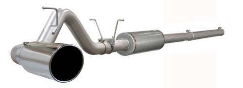 aFe Power - 49-42002 | AFE Power Large Bore-HD 4 IN 409 Stainless Steel Cat-Back Exhaust System w/ Polished Tip (2004-2007 Ram 2500, 3500 Pickup L6-5.9L td)