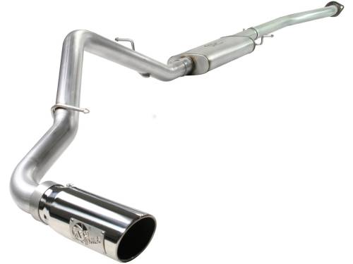 aFe Power - 49-44013-P | AFE Power MACH Force-Xp 3 IN 409 Stainless Steel Cat-Back Exhaust System w/Polished Tip (2004-2007 Silverado, Sierra 1500 V6/V8)