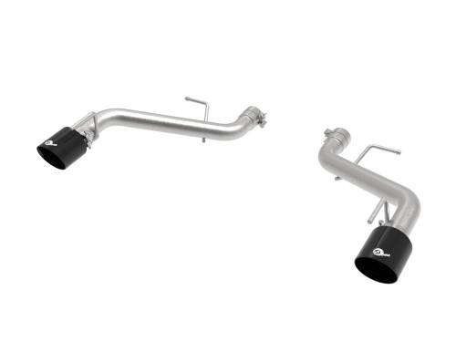 aFe Power - 49-44118-B | AFE Power MACH Force-Xp 2-1/2 IN 409 Stainless Steel Axle-Back Exhaust System Black (2016-2024 Camaro SS V8-6.2L)