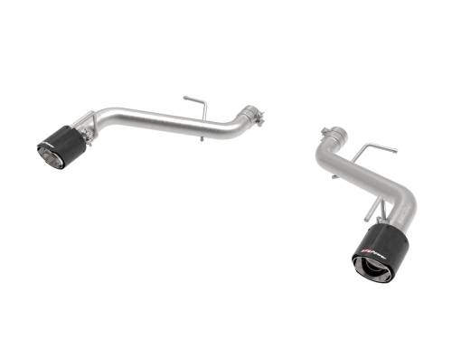 aFe Power - 49-44118-C | AFE Power MACH Force-Xp 2-1/2 IN 409 Stainless Steel Axle-Back Exhaust System Carbon Fiber (2016-2024 Camaro SS V8-6.2L)