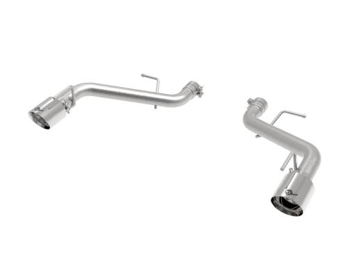 aFe Power - 49-44118-P | AFE Power MACH Force-Xp 2-1/2 IN 409 Stainless Steel Axle-Back Exhaust System Polished (2016-2024 Camaro SS V8-6.2L)